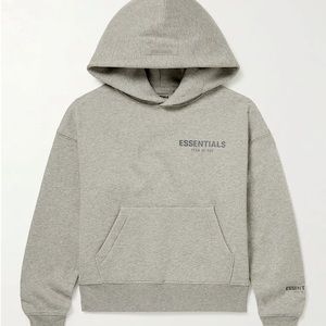 Fear of God Essentials Heather Oatmeal Hoodie sweatshirt
